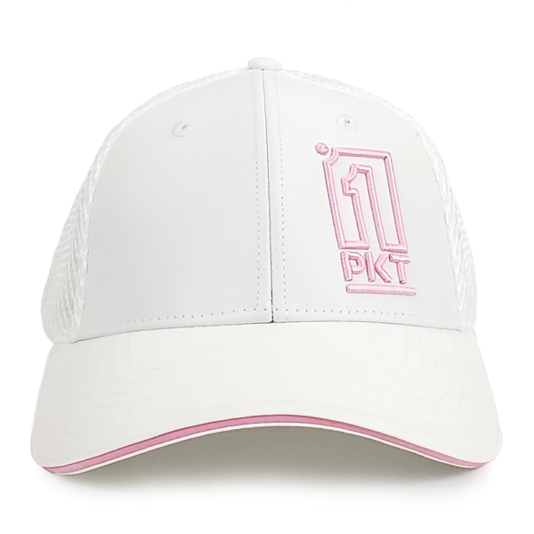 White Pink 1PKT Snapback Hat - Image 2