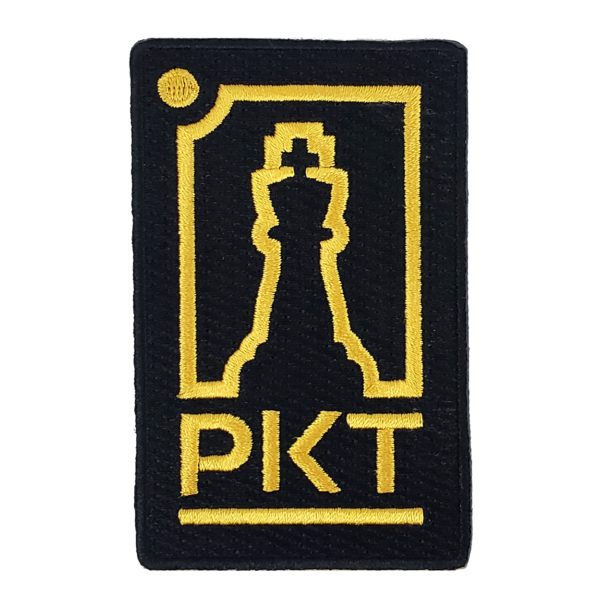 1PKT Chess King Embroidered Patch